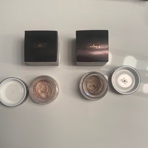 Tom Ford Creme Eyeshadows in 02 Opale and 01 Platinum